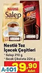 NESTLE TOZ İÇECEK ÇEŞİTLERİ SALEP SICAK ÇİKOLATA